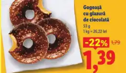 Lidl Gogoasă cu glazurǎ de ciocolată Ofertă