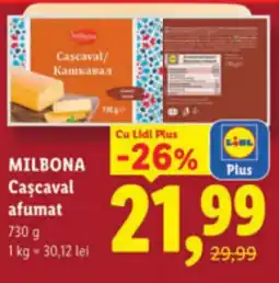 Lidl MILBONA Cascaval afumat Ofertă