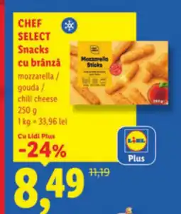 Lidl CHEF SELECT Snacks cu brânză Ofertă