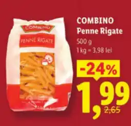 Lidl COMBINO Penne Rigate Ofertă