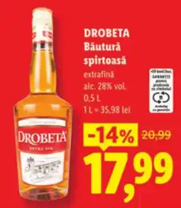 Lidl DROBETA Băutură spirtoasă Ofertă