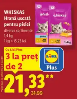 Lidl WHISKAS Hrană uscată pentru pisici Ofertă