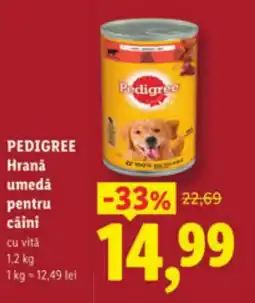 Lidl PEDIGREE Hranǎ umedă pentru câini Ofertă