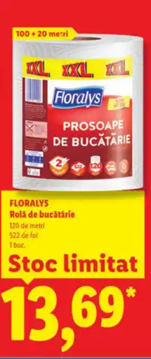 Lidl FLORALYS Rolă de bucătărie Ofertă