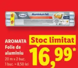 Lidl AROMATA Folie de aluminiu Ofertă