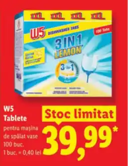 Lidl W5 Tablete Ofertă