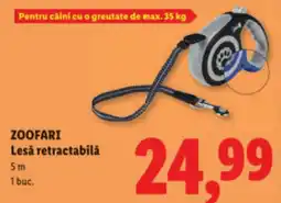 Lidl ZOOFARI Lesǎ retractabilǎ Ofertă