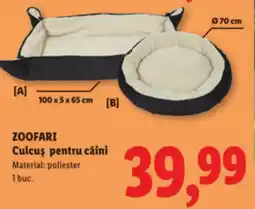 Lidl ZOOFARI Culcus pentru câini Ofertă