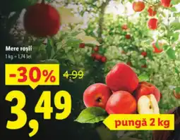 Lidl Mere roşii Ofertă