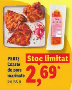 Lidl PERIS Coaste de porc marinate Ofertă