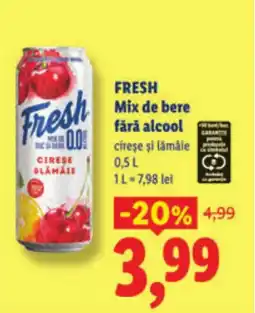 Lidl FRESH Mix de bere fără alcool Ofertă