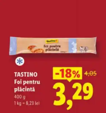 Lidl TASTINO Foi pentru plăcintă Ofertă