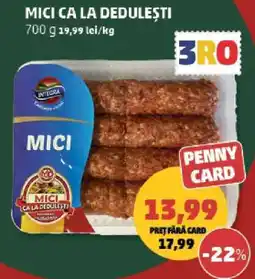 Penny Mici ca la Dedulești Ofertă