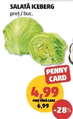Penny Salată Iceberg Ofertă