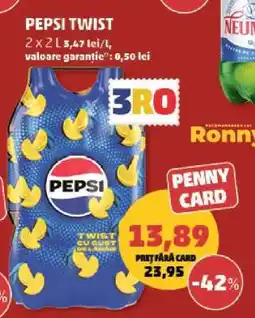 Penny PEPSI TWIST Ofertă