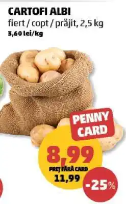 Penny Cartofi albi Ofertă