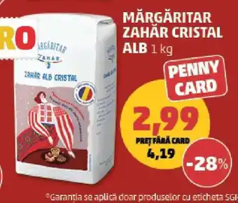 Mărgăritar Zahăr Cristal Alb 1 kg