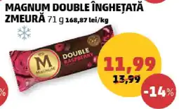Penny MAGNUM DOUBLE ÎNGHEȚATĂ ZMEURĂ Ofertă