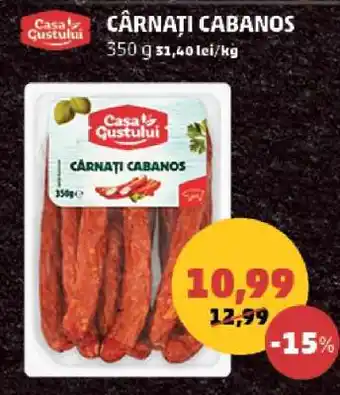 Penny Cârnați cabanos Ofertă