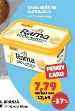 Penny Rama Grăsime Tartinabilă Ofertă