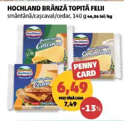 Penny HOCHLAND Brânză topită felii Ofertă