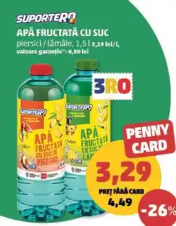 Penny Apă Fructată Cu Suc Ofertă