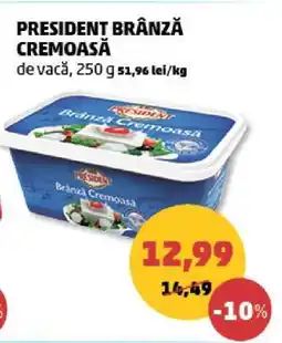 Penny PRESIDENT Brânză cremoasă Ofertă