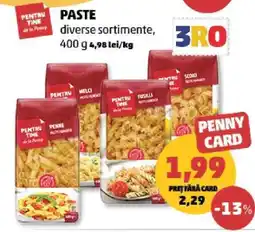 Penny Paste diverse sortimente Ofertă