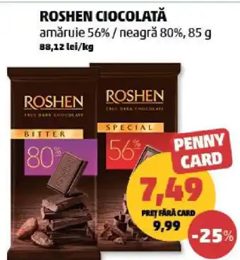 Penny ROSHEN CIOCOLATĂ Ofertă
