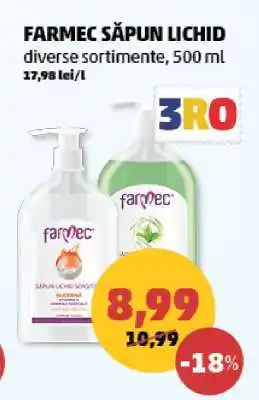 Penny FARMEC Săpun lichid Ofertă