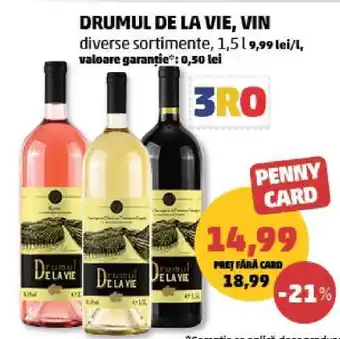 Penny DRUMUL DE LA VIE VIN Ofertă