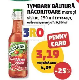 Penny TYMBARK BĂUTURĂ RĂCORITOARE mere și vișine Ofertă