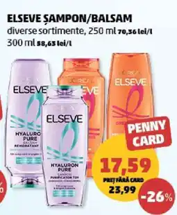 Penny Elseve Șampon/Balsam Ofertă