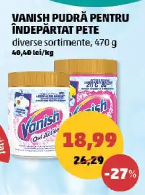 Penny Vanish Pudră pentru Îndepărtat Pete Ofertă