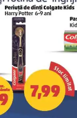 Penny Periuță de dinți Colgate Kids Harry Potter 6-9 ani Ofertă
