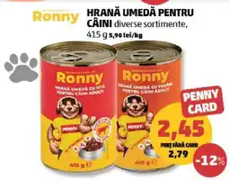 Penny Ronny Hrană Umedă pentru Câini Ofertă