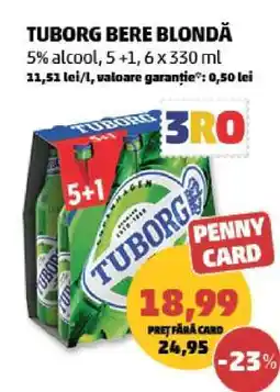 Penny TUBORG Bere blondă Ofertă