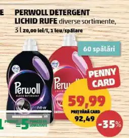 Penny PERWOLL DETERGENT LICHID RUFE Ofertă