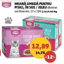 Penny Hrană umedă pentru pisici, în sos / jeleu Ofertă