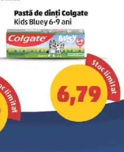 Penny Pastă de dinți Colgate Kids Bluey 6-9 ani Ofertă