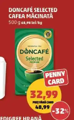 Penny DONCAFÉ SELECTED CAFEA MĂCINATĂ Ofertă