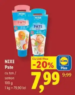 Lidl NIXE Pate Ofertă
