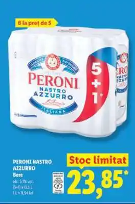 Lidl PERONI NASTRO AZZURRO Ofertă