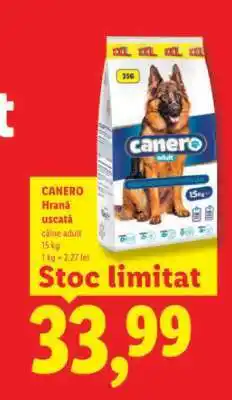 Lidl CANERO Hrană uscată câine adult Ofertă
