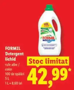 Lidl FORMIL Detergent lichid Ofertă