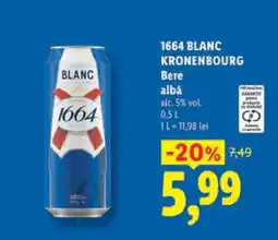 Lidl 1664 BLANC KRONENBOURG Ofertă