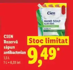 Lidl CIEN Rezervă săpun antibacterial Ofertă