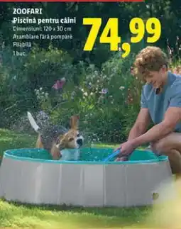 Lidl ZOOFARI Piscină pentru câini Ofertă