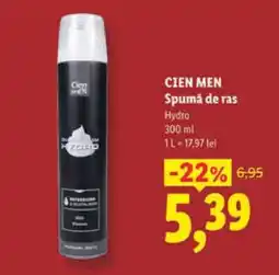 Lidl CIEN MEN Spumă de ras Ofertă