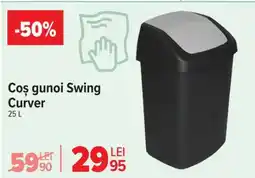 Carrefour Coș gunoi Swing, Curver Ofertă